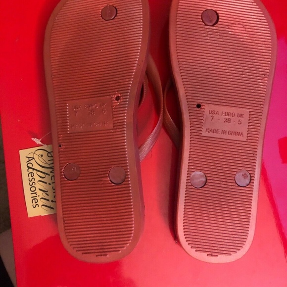 Florida State Seminoles Flip Flops Womens 7 New - Picture 6 of 6
